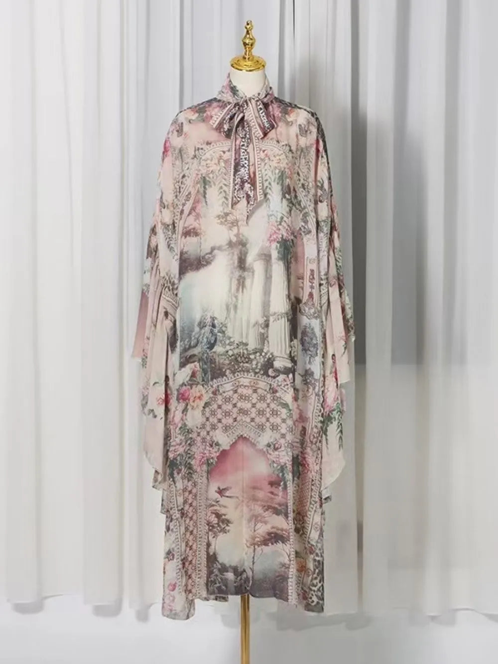 Jetta Printed Maxi Dress Flowering Girl