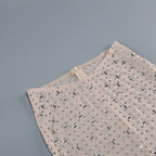 Afia Embellished Mesh Skirt Set Flowering Girl