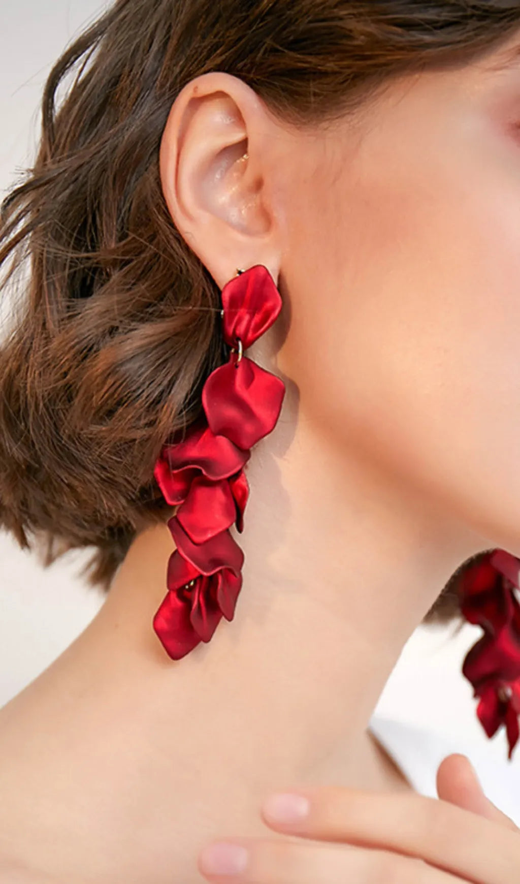 Cora Petal Fringe Earrings Flowering Girl
