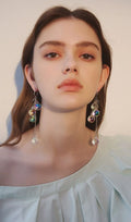 Lemon Grape Earrings Flowering Girl