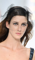 Topper Mesh Net Veil Headband Flowering Girl