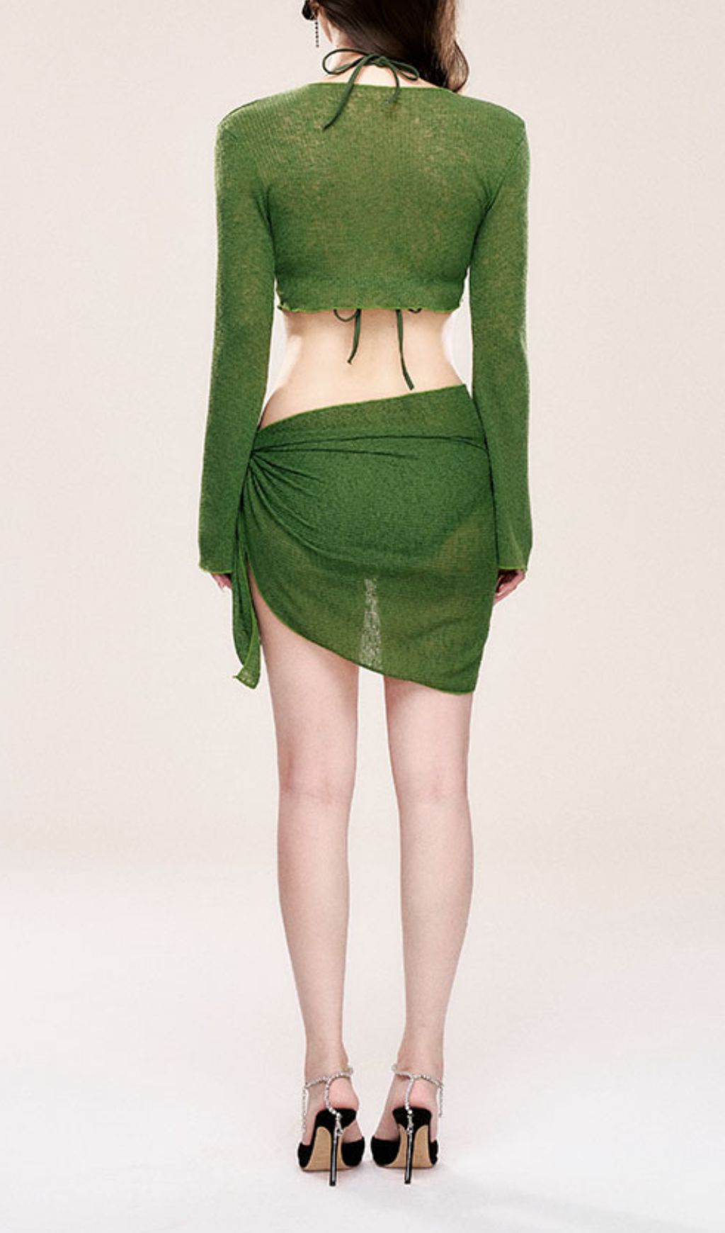 Gabo Green Four-Piece Swimsuit Flowering Girl