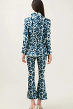 Morgane Floral-Print Jacket & Trousers Matching Set Flowering Girl