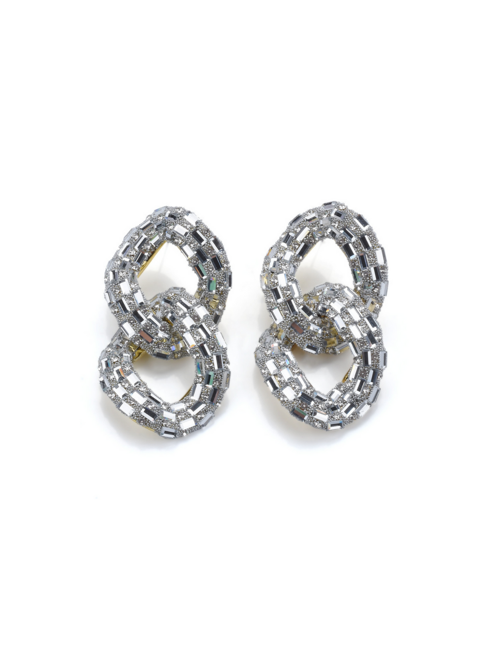Tyora Circle Crystal Earrings Flowering Girl