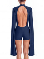Kessune Cape Sleeve Romper Flowering Girl
