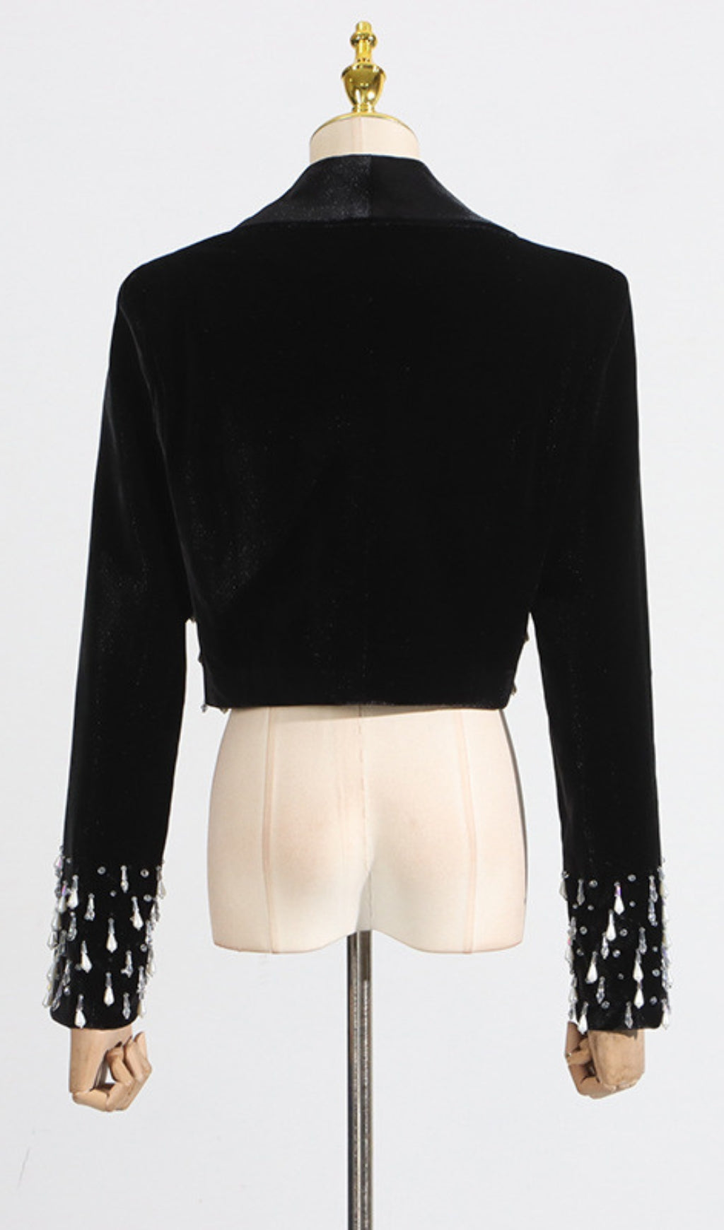 Eve Black Embellished Blazer Flowering Girl