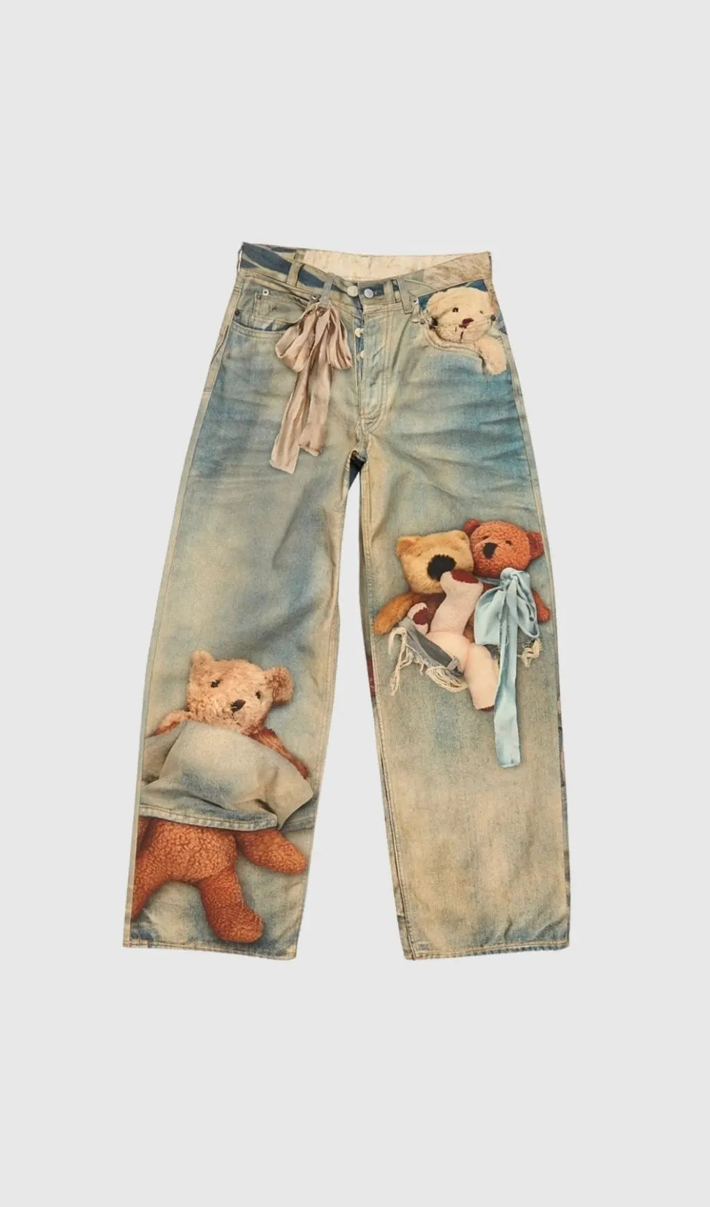 Prima Print Barrel Jeans Flowering Girl