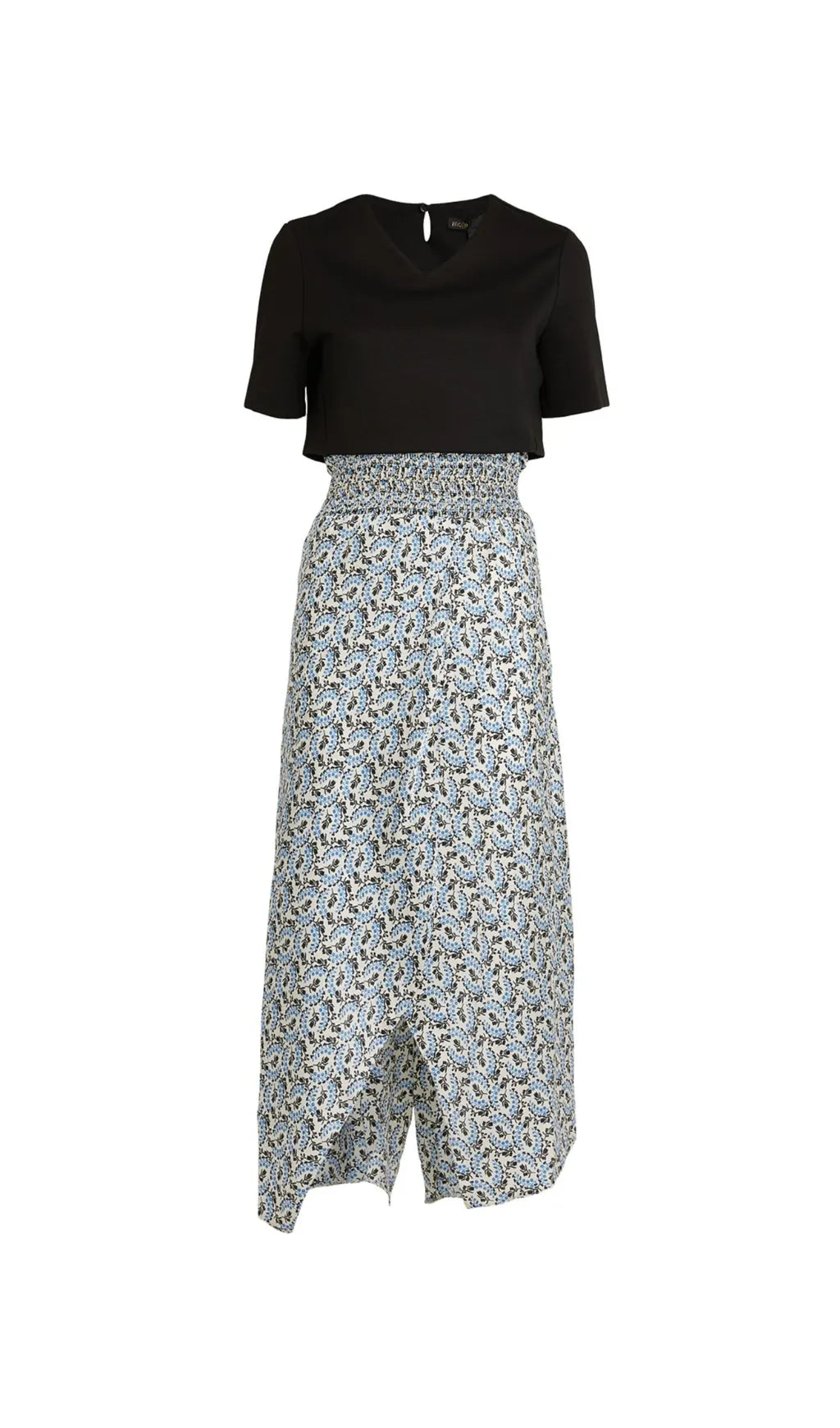 CROP TOP PRINTED SATIN SKIRT SUIT Flowering Girl