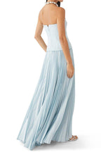 Sweetheart Neck Off-Shoulder Pleated Midi Dress Flowering Girl