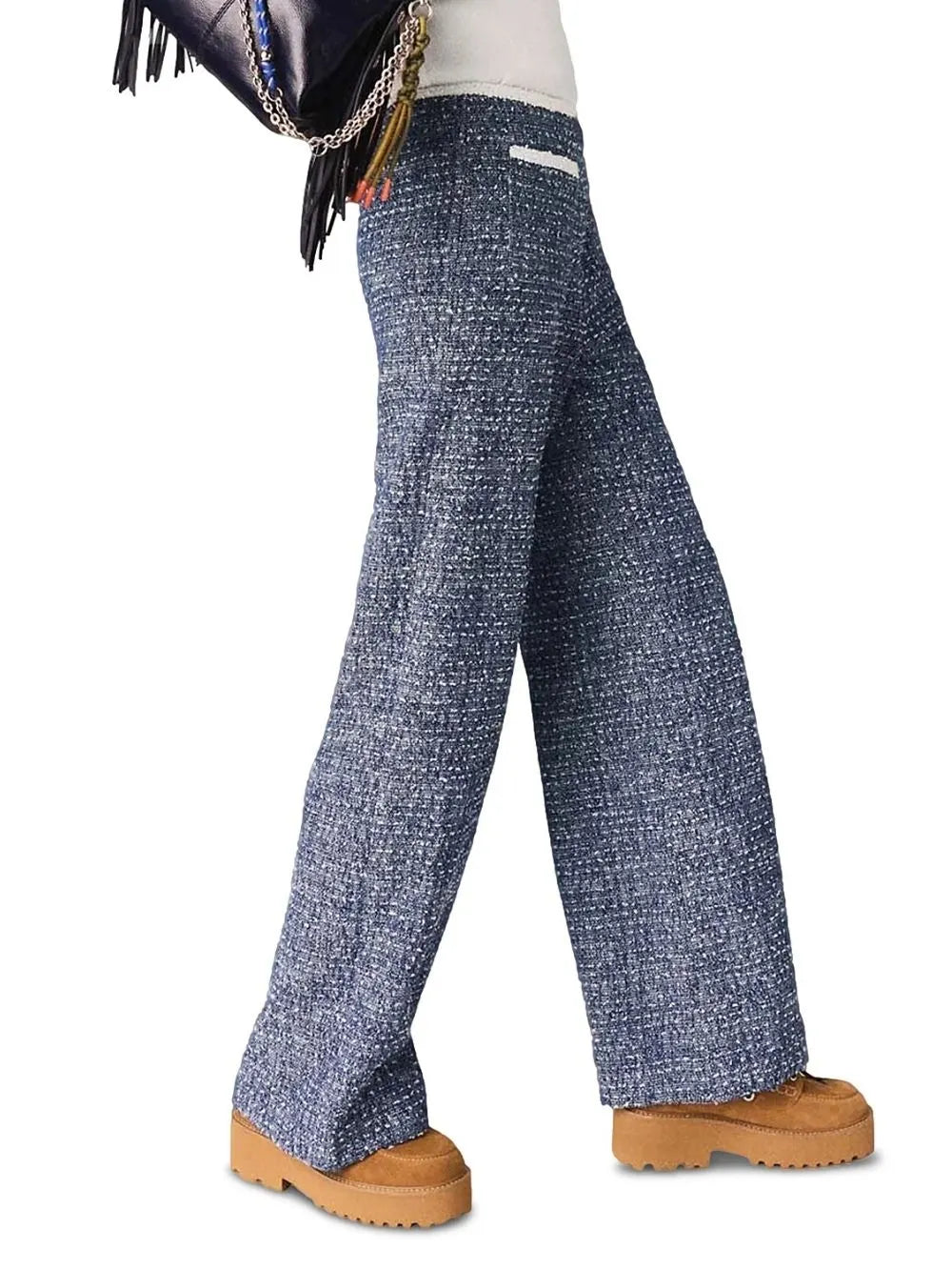 Marled Tweed Pants Flowering Girl