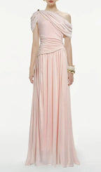 Joella Ruched Maxi Dress Flowering Girl