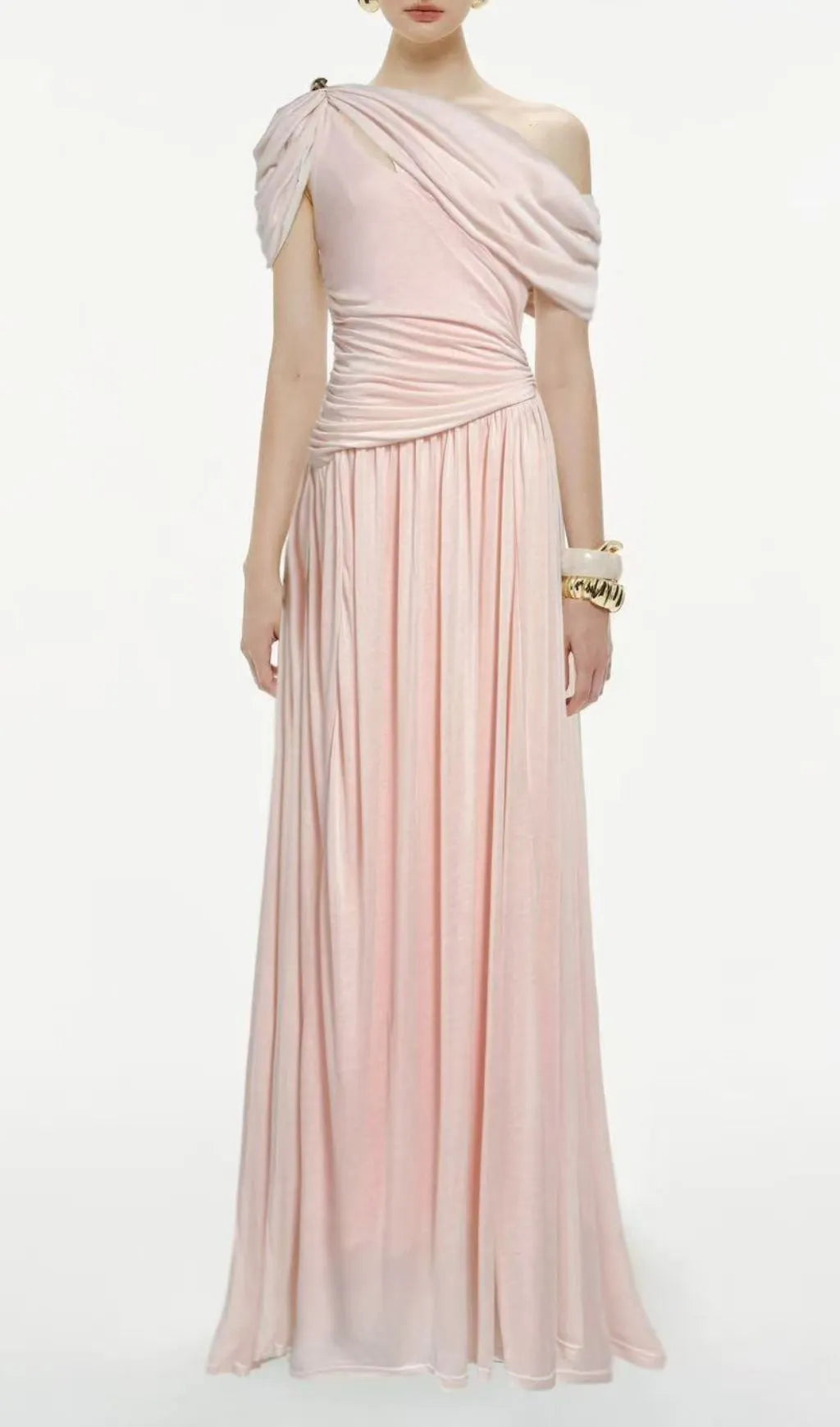 Joella Ruched Maxi Dress Flowering Girl