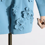 Floral Embellished Romper Flowering Girl