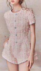 Enikö Pink Jumpsuit Flowering Girl