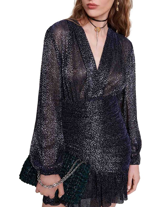 CROSSOVER SHIMMER MINI DRESS Flowering Girl