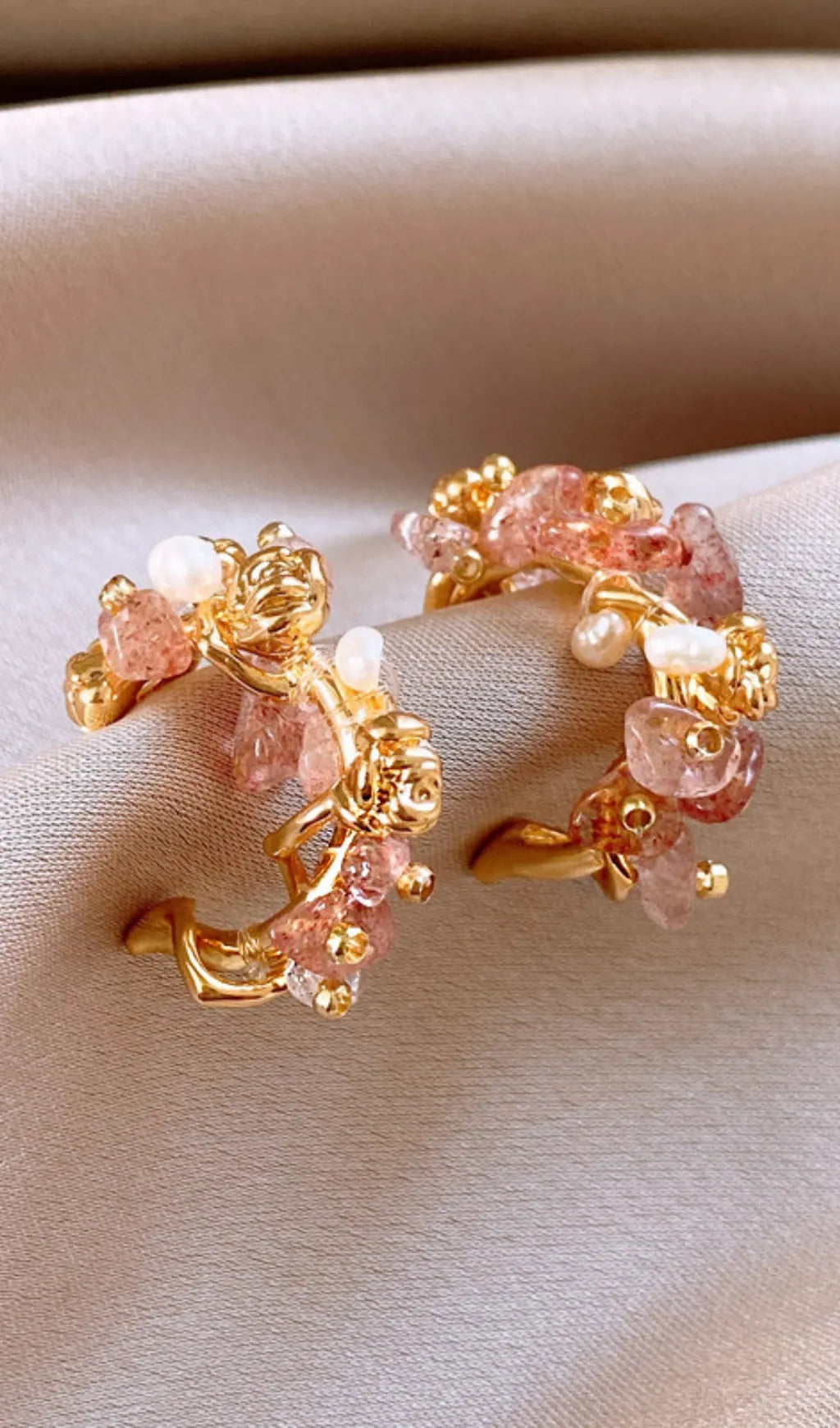 Dulcea Pearl Earrings Flowering Girl