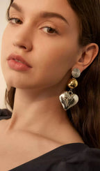 Lenka Heart Earrings Flowering Girl