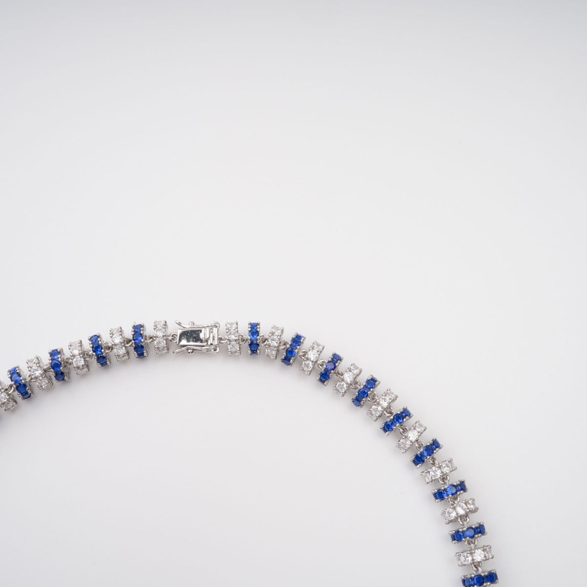 Sandrine Blue Crystal-Embellished Necklace Flowering Girl