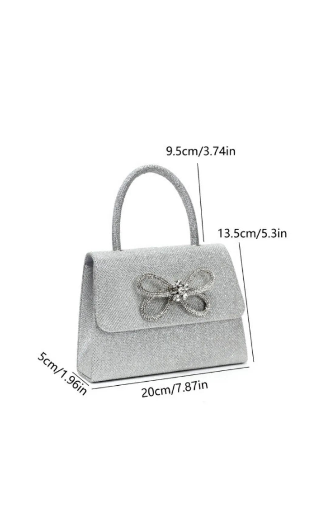 Leeba Bowknot Diamante Handbag Flowering Girl