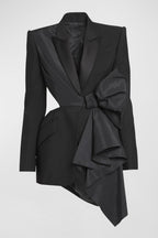 Layla Cut-Out Bow-Embellished Blazer Flowering Girl