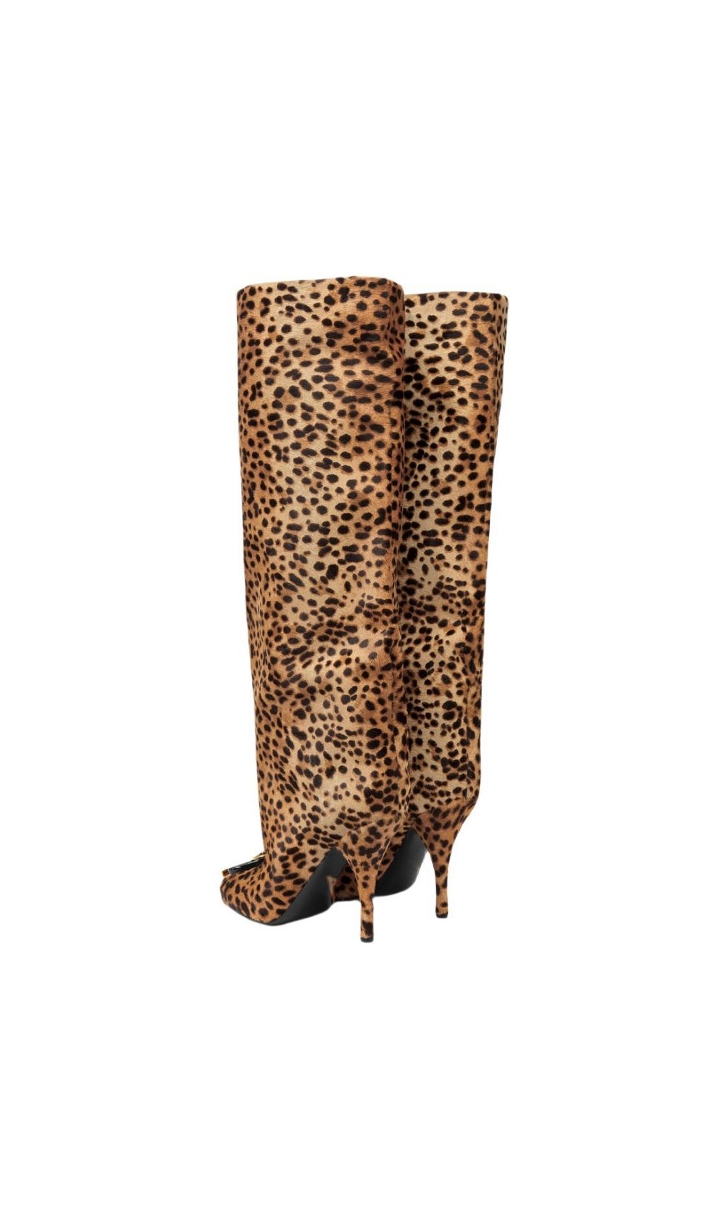 Kasi Bow Leopard Boots Flowering Girl