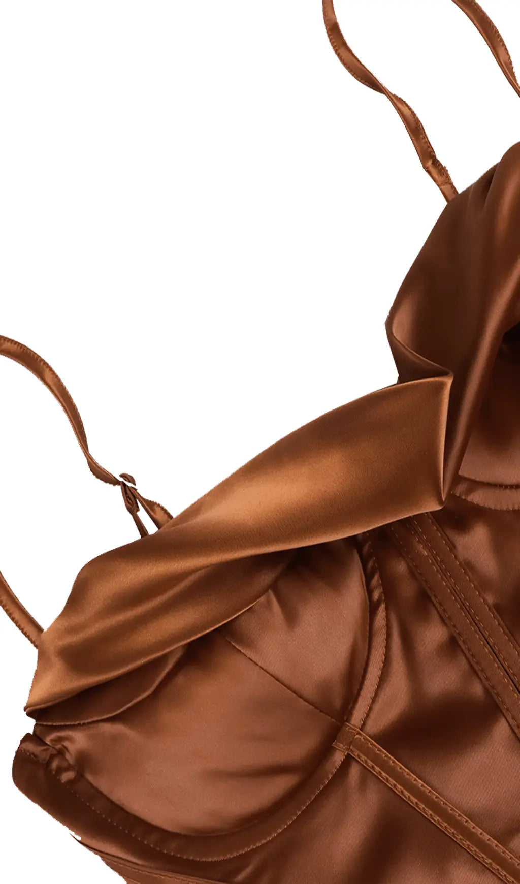 Brown Corset Top Flowering Girl
