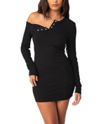 SOLESTE RIBBED MINI DRESS Flowering Girl