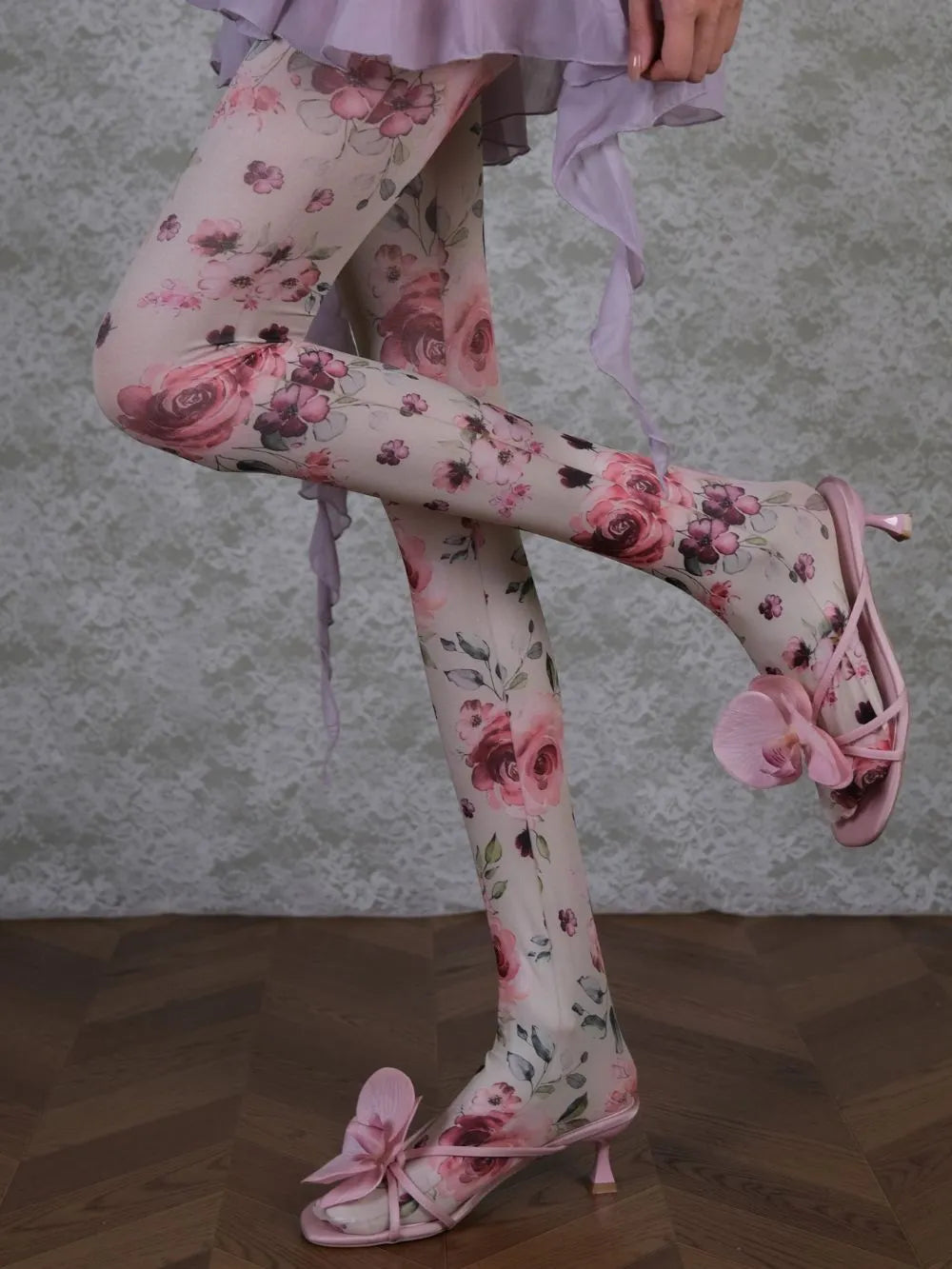 Marrica Floral Tights Flowering Girl