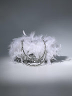 Sequin Feather Shoulder Bag Flowering Girl