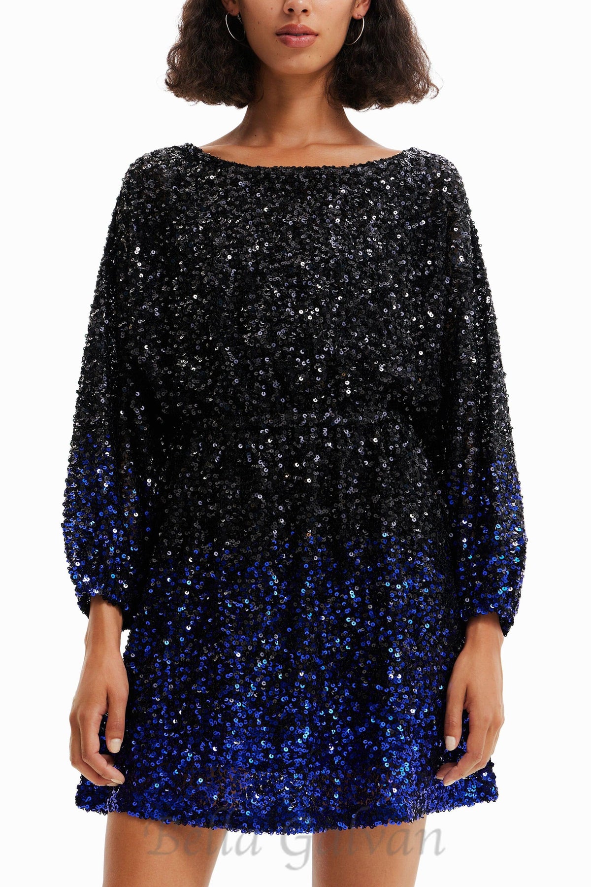 gradient sequin mini dress Flowering Girl