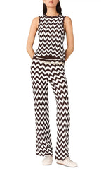 Zig Zag Crochet Trousers Flowering Girl