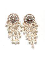 Brioni Pearl Fringe Earrings Flowering Girl