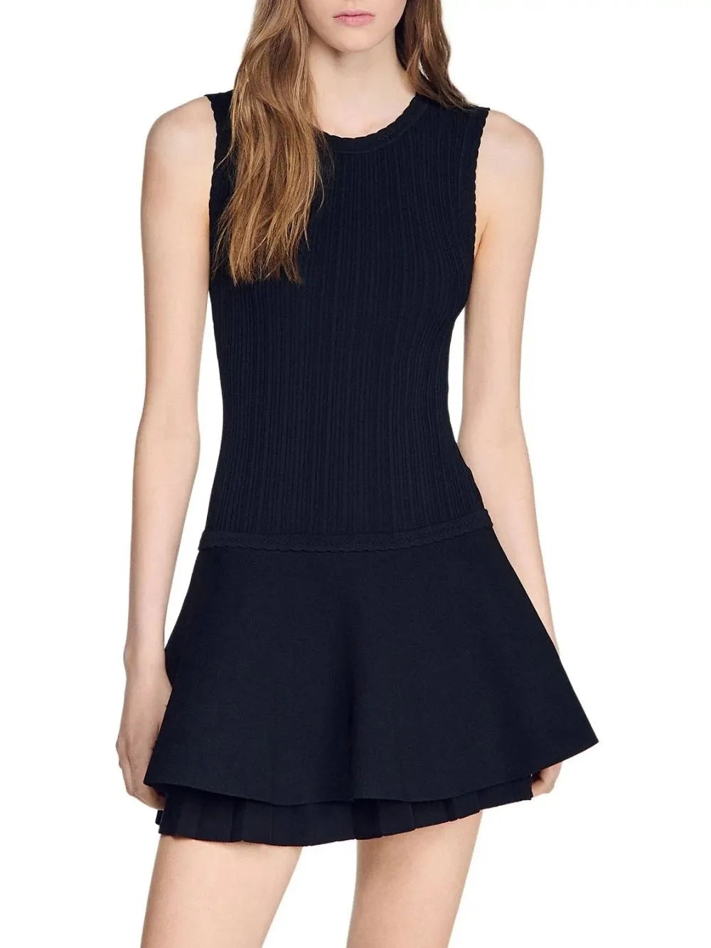 Tamara Ruffled Short Knit Dress Flowering Girl
