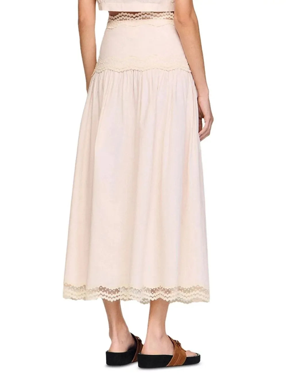 Long Cotton Skirt Flowering Girl