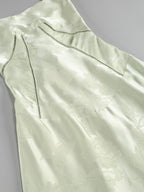 Billie Pistachio Floral Lace Back Maxi Dress Flowering Girl