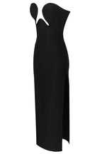 Theodora Black Maxi Bandage Dress Flowering Girl