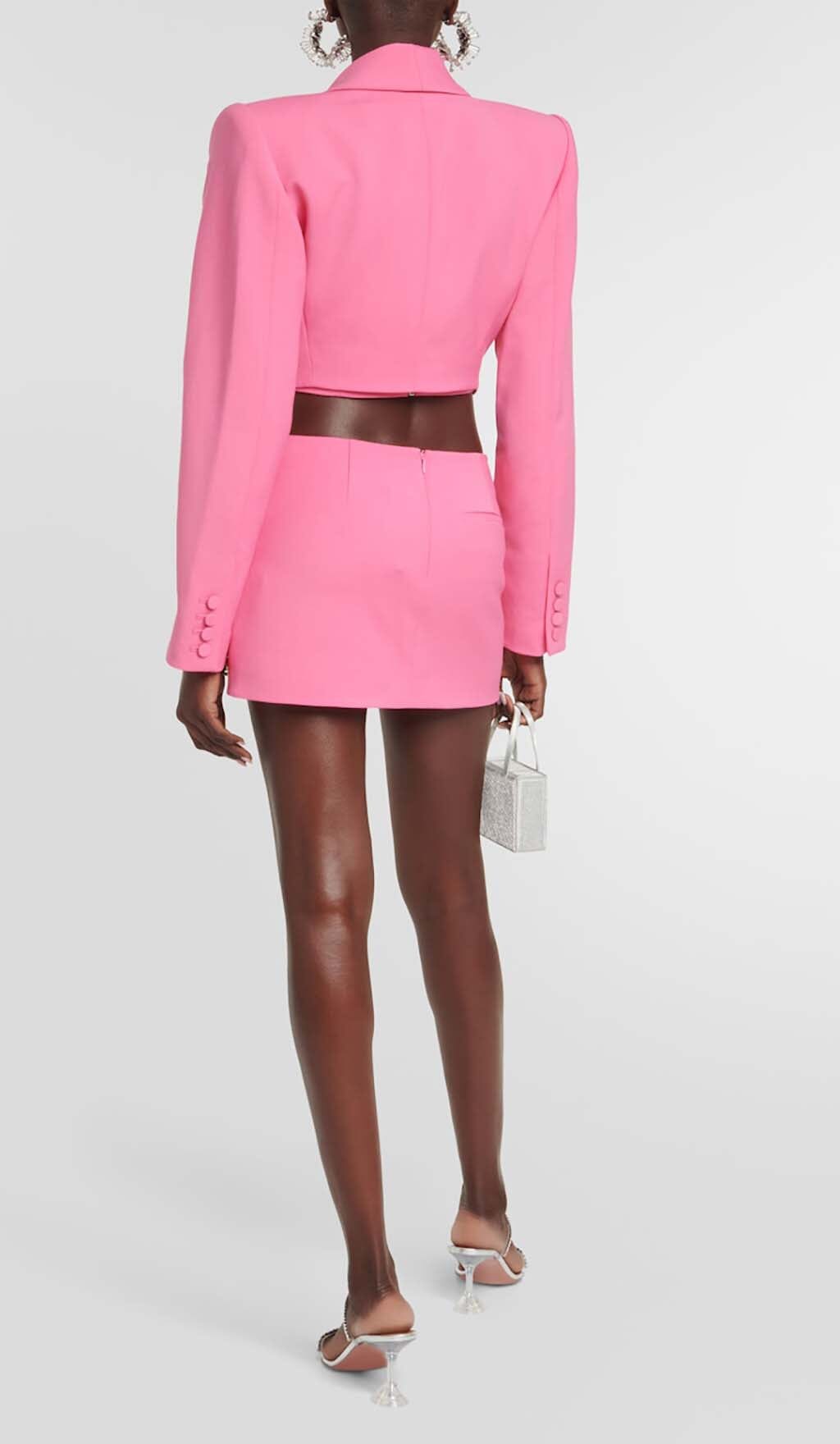 Bow Embellished Crysta Two Piece Set