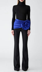 Joie Black Flower Three-Piece Set Flowering Girl