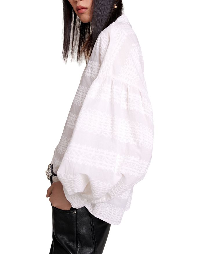 COTTON CLOVER LACE BLOUSE Flowering Girl