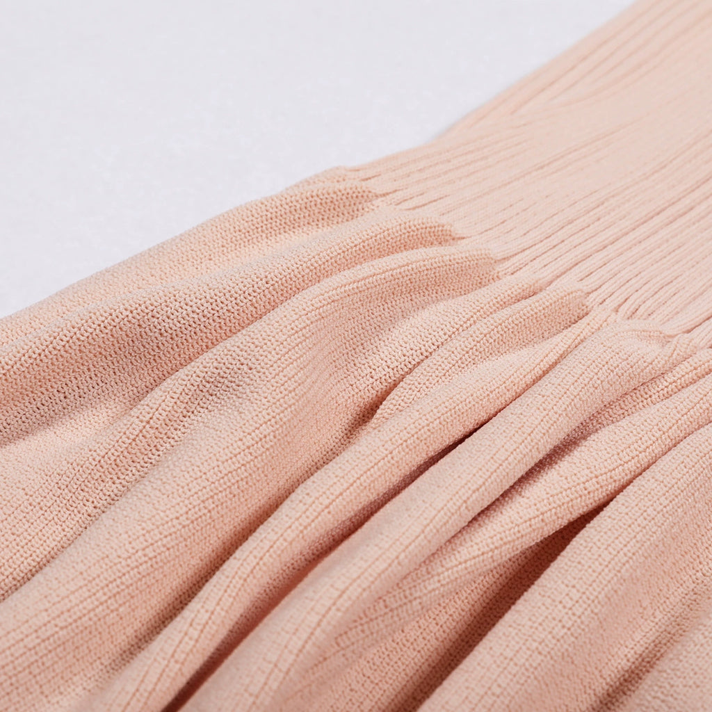 Elin Long Sleeve Knit Maxi Dress Flowering Girl