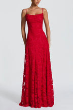 Francis Maxi Dress - Red Flowering Girl