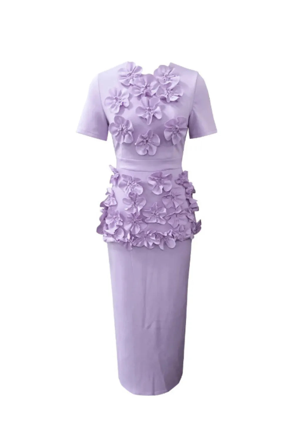 trista Flower Two-Piece Set in purple Flowering Girl