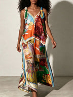 Melinda Printed Two-Piece Set Flowering Girl