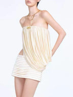 Matsu Pleated Top Flowering Girl