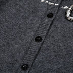 Jordana Beaded Knit Cardigan Flowering Girl