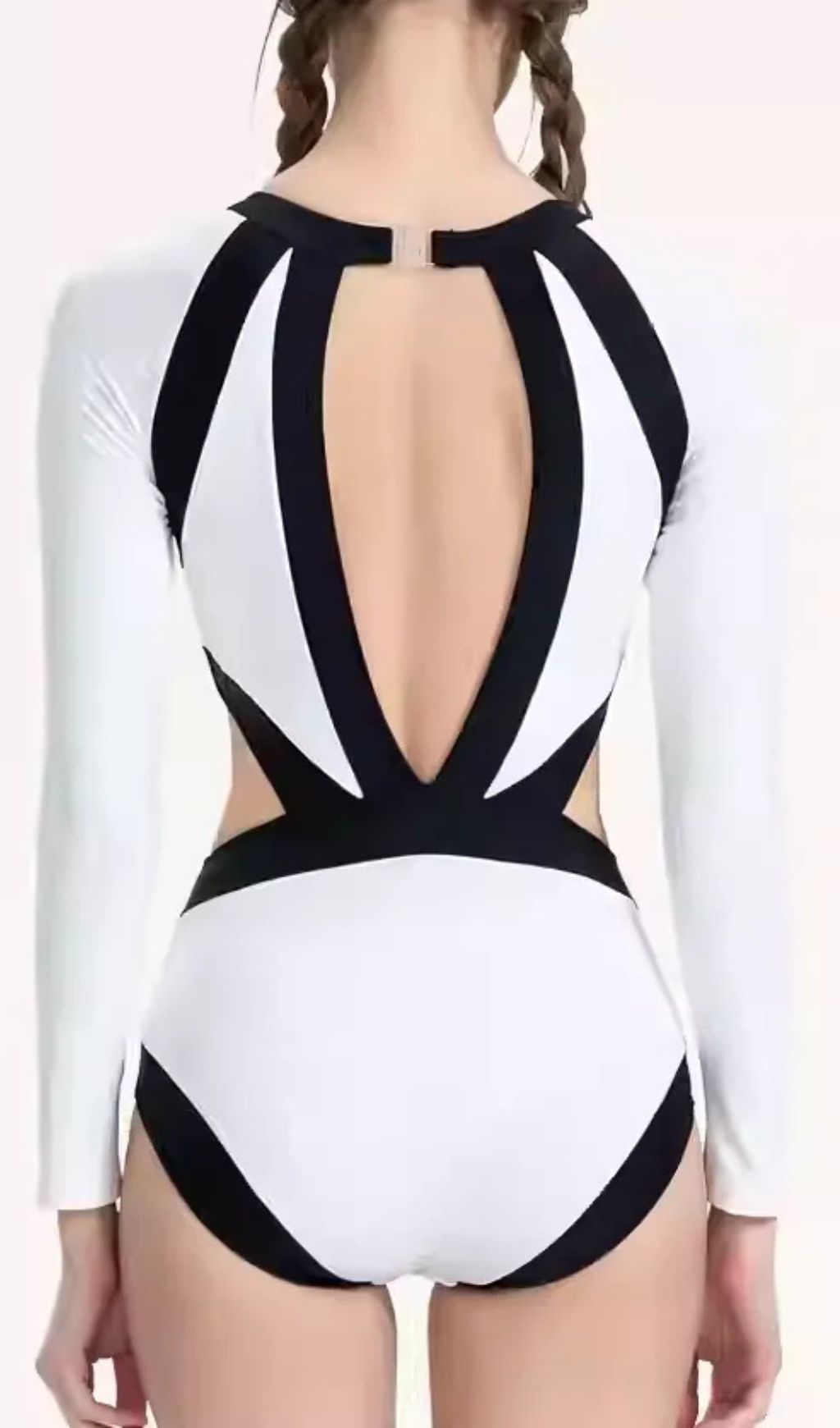 Gaura Long Sleeve One-Piece Swimsuit Flowering Girl
