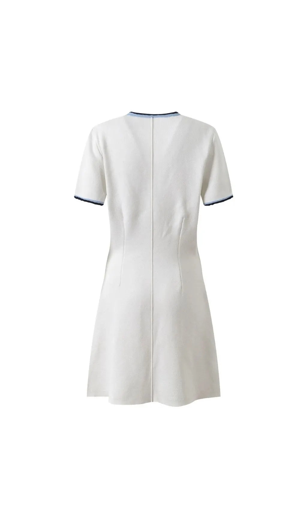 Rirsalino Contrast Trim Button Front Dress Flowering Girl
