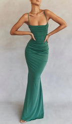 Forest Corset Maxi Dress Flowering Girl