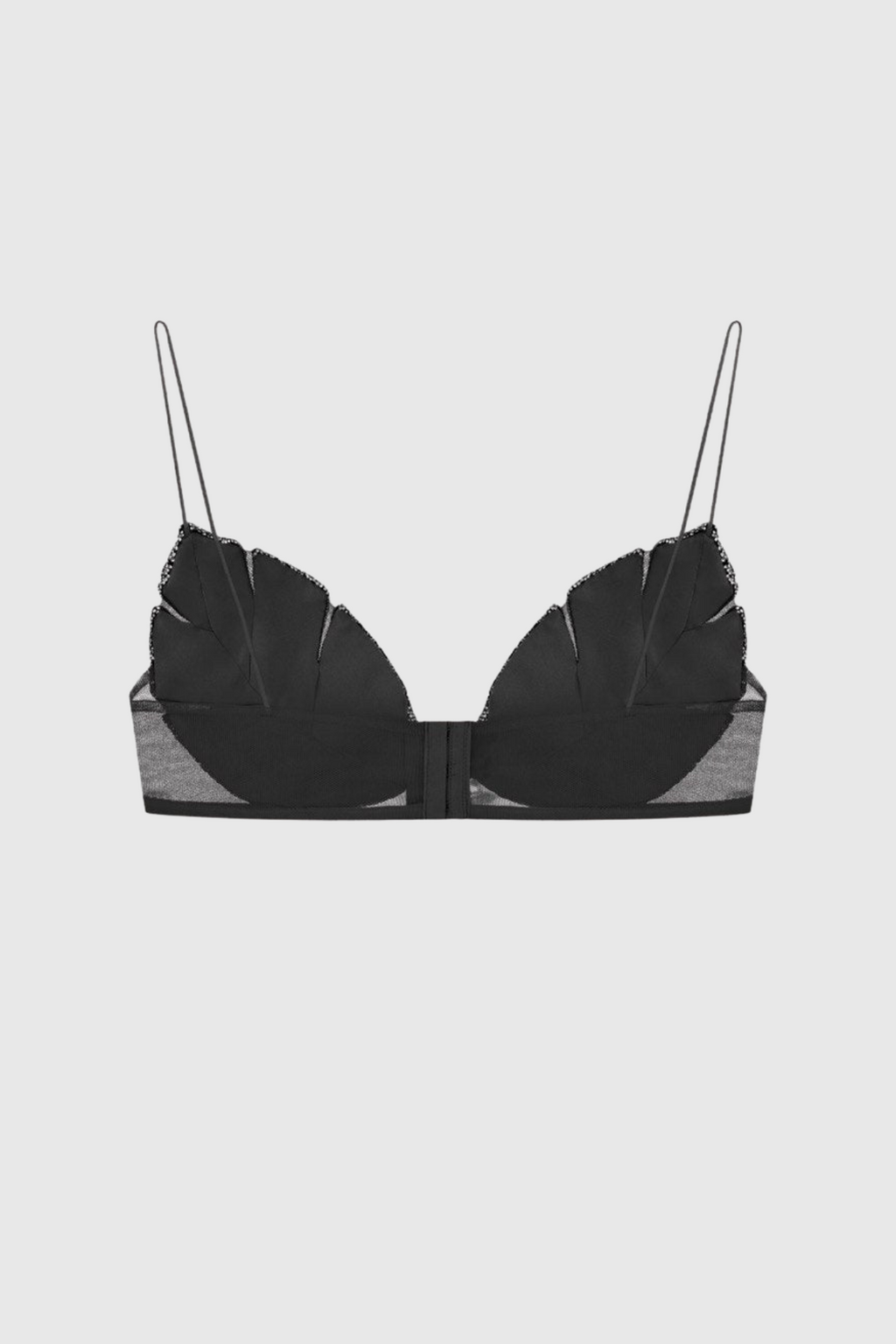 Leaf Crystal Bralette - Black Flowering Girl