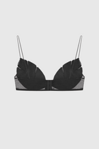 Leaf Crystal Bralette - Black Flowering Girl